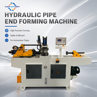 Machine à bordurer les extrémités de tubes semi-automatique hydraulique pour aluminium, acier, cuivre et acier inoxydable, pour la climatisation automobile