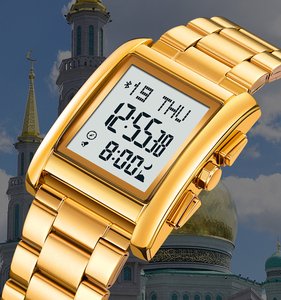 Montre numérique de luxe pour homme SKMEI 2658 Qibla <span class=keywords><strong>B</strong></span> T Connection, haute qualité, avec fonction Qibla, Azan et étanche. - Product Image 3