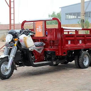 Tricycle de fret à neuf roues, robuste, à chargement lourd, avec ceinture de transport solide et déchargement hydraulique - Product Image 1