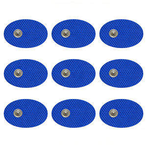 Elektroda Oval <span class=keywords><strong>TENS</strong></span> yang Baik Mengikat, Dapat Digunakan Kembali, untuk Unit <span class=keywords><strong>TENS</strong></span>, Bantuan Pereda Nyeri dan Pijat - Product Image 4