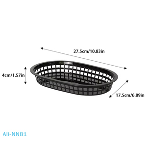 Cestas de Comida Rápida, Bandeja de Plástico para Servir, para Pollo, Hamburguesas, Sándwiches, Papas Fritas, Suministros para Restaurantes - Product Image 5
