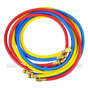 Auto Car A/C Service R1234YF Werkzeugs ätze für Verteiler lehre mit Lades ch lauch Schnell kupplungs schrauben dreher Kältemittel-Manometer - Product Image 3