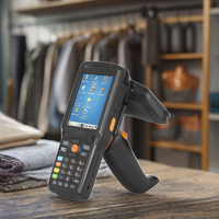 Lecteur RFID portable UHF longue portée 3~4m / Fonctions WiFi/Code-barres Matériel ABS 860-960MHz Lecteurs de cartes de contrôle d'accès