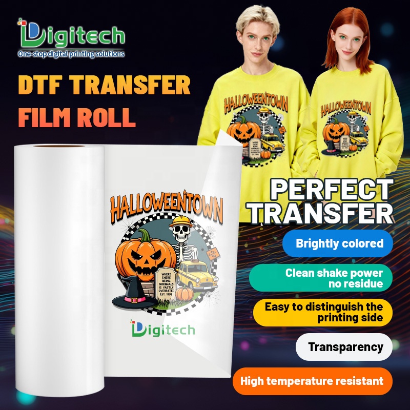 Горячая распродажа 30 см DTF рулоны пленки теплопередачи бумаги A3 одинарная матовая Двойная матовая Dtf теплопередача ПЭТ пленка
