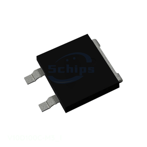 In Stock TO-263-3, D2PAK (2 Leads + Tab), Variant Diode Arrays V10D100C-M3/I DIODE ARRAY SCHOTT 100V 5A SMPD - Product Image 1