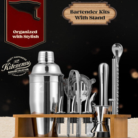 Wuyi Camol Kevawi KM-AMS88 Shaker à cocktails et passoire en acier inoxydable écologique, doré, de luxe, outil de bar, prix bas