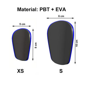 แผ่นป้องกันหน้าแข้งฟุตบอลขนาดเล็ก10*5ซม. และ10*6ซม. ทำจากพลาสติก PBT - Product Image 4