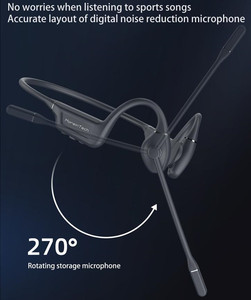 Soya chuyên nghiệp OEM tiếng ồn hủy bỏ <span class=keywords><strong>Stereo</strong></span> kinh doanh không thấm nước <span class=keywords><strong>Bluetooth</strong></span> Tai nghe không dây tai nghe Tai nghe với microphone - Product Image 5