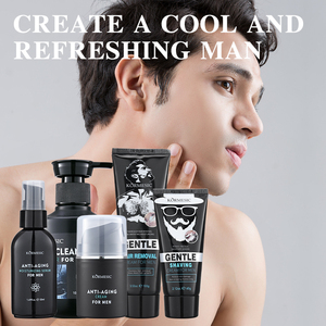 KORMESIC Huile <span class=keywords><strong>de</strong></span> <span class=keywords><strong>barbe</strong></span> anti-acné Halal, contrôle du sébum, acide salicylique, nettoyage en profondeur, exfoliation douce, nettoyant visage pour hommes - Product Image 3