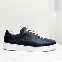 Chaussures de skate décontractées de marque de luxe, artisanat original, en cuir véritable, à lacets, baskets quotidiennes, chaussures plates toutes saisons, originales