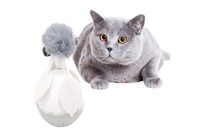 2025नए हॉट 360 डिग्री पालतू इलेक्ट्रिक टंबलर स्वचालित घूर्णन मज़ेदार बिल्ली गेंद खिलौना के साथ खिलौना - Product Image 6