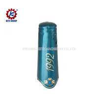 Máquina Automática Eléctrica para Cápsulas de Vino, para Botellas de Champán y Vino Espumoso, Cápsulas de Aluminio de 34*120 mm, Sistema de Sellado por Termoencogimiento