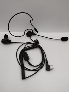 HXKK <strong>HX</strong>-316-1 Lightweight Durable Walkie Talkie Headset Two Way Radio <strong>Earphone</strong> Loud Clear Voice Headband Style for Ken-wood 2pin - Product Image 2