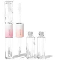 Contenant de maquillage vide personnalisé 2ml*2, tube pour rouge à lèvres liquide et brillant à lèvres, emballage de maquillage OEM de haute qualité, finition brillante