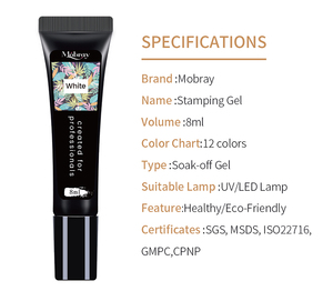 Produits <span class=keywords><strong>de</strong></span> beauté Mobray en marque privée, <span class=keywords><strong>kit</strong></span> <span class=keywords><strong>de</strong></span> gel <span class=keywords><strong>pour</strong></span> l'art des <span class=keywords><strong>ongles</strong></span>, gel <span class=keywords><strong>pour</strong></span> l'estampage des <span class=keywords><strong>ongles</strong></span>, 8 ml avec plaque d'estampage <span class=keywords><strong>pour</strong></span> <span class=keywords><strong>les</strong></span> <span class=keywords><strong>ongles</strong></span>, OEM ODM en gros <span class=keywords><strong>pour</strong></span> femmes - Product Image 4