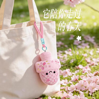 Porte-clés en peluche mignon en forme de petite épée, super doux, qui fait du bruit, pour sac, pendentif de sac à dos, cadeau, vente en gros et au détail