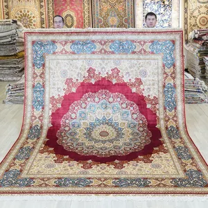 Tappeti in porcellana cinese persiana 100 pieno Kashan tappeto di seta del XVI secolo