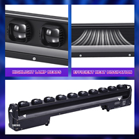 Barra de Luces LED RGBW de 10x15W Fb4 DMX512 a Todo Color, con Efecto Wash, Cabezal Móvil, Focos con Control Puntual, IP20