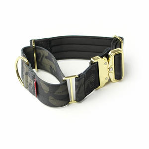 <span class=keywords><strong>Collar</strong></span> de Perro <span class=keywords><strong>Martingale</strong></span> de Lujo Ajustable de Nailon y Neopreno Acolchado con Hebilla de Metal Dorado Rosa de Liberación Rápida - Product Image 2