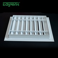 Grille linéaire en aluminium encastrée sans cadre, installation invisible pour sortie d'air conditionné intérieur de villa haut de gamme