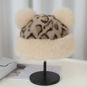 Chapeau bob décontracté en fausse <span class=keywords><strong>fourrure</strong></span> pour femme, coupe-vent, avec un design moelleux, idéal pour l'hiver - Product Image 6