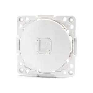 Adaptateur de téléphone 1 va, compatible avec les normes allemandes et françaises, couleur blanche, idéal pour les connexions - Product Image 1