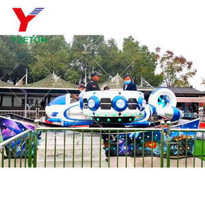 Attractions de parc d'attractions, voitures volantes UFO, voitures électriques volantes à 360 degrés, mini-voitures de fête foraine à vendre - Product Image 4