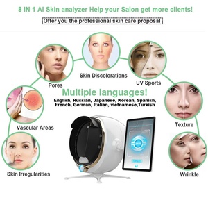 Offre Spéciale : Analyseur de Peau Portable 3D Bitmoji à 14 Indicateurs, Scanner d'Acné et Machine d'Analyse Faciale Intelligente UV - Product Image 6