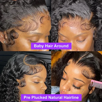 Perruque Courte Bob Frisée Kinky en Cheveux Humains Pas Chère, Perruques Lace Front en Cheveux Humains pour Femmes Noires, Perruques Frontales HD en Cheveux Vietnamiens Bruts