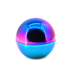 Nuevo Molinillo Esférico Vintage con Logotipo Personalizado, Color Azul Hielo, Aleación <span class=keywords><strong>de</strong></span> Zinc, 3 Capas, 53 mm, Molinillo Manual - Product Image 3