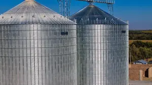 silo de armazenamento agricultura silo de trigo depósito de funil