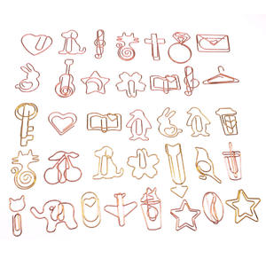 Colgador de diamantes de corona de oro rosa, Clip de papel de flamenco, marcapáginas, herramientas de planificación, Clip de notas, carpeta de <span class=keywords><strong>Metal</strong></span>, Clip de papel - Product Image 6