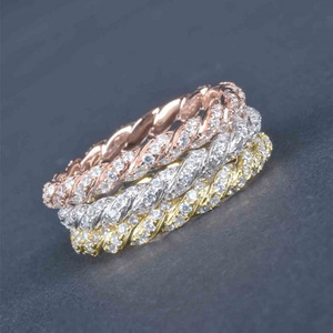 Anello con Design a Catena Intrecciata, Anello Vintage da Donna - Product Image 6