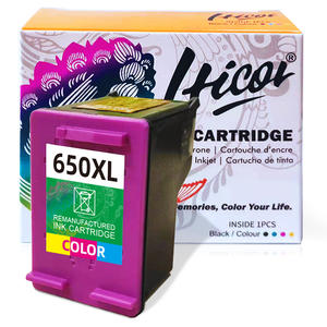 Hicor haute performance 65XL haut rendement pour cartouche d'encre pour imprimantes <span class=keywords><strong>HP</strong></span> compatibles avec la série AMP 100 DeskJet <span class=keywords><strong>2600</strong></span> ENVY 5000 - Product Image 2