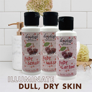 My logo Wholesale Luxury Body Care Spa Kit 3in1 Body Wash and Lotion Set Brightening Niacinamide Shower Gel Wholesale - Product Image 5