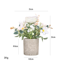 Mini bonsaï Offre Spéciale succulente petite plante vivante artificielle en pot pour la décoration de bureau