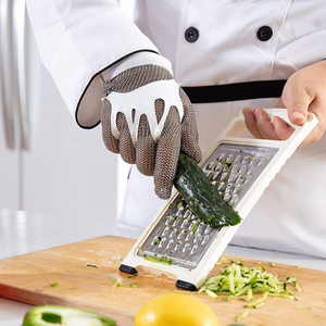 Gants en maille métallique en acier inoxydable de qualité alimentaire résistants aux coupures pour <span class=keywords><strong>cuisine</strong></span> et boucherie - Product Image 5