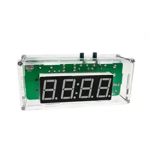 Multifunctional Digital Clock Kit MCU Electronic Clock Temperature Date Display DIY Soldering