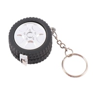 Ruban à mesurer rétractable en acier de haute qualité pour roues de voiture, ABS, métrique/imperial, 1m, double face, portable, logo personnalisé, prix de gros