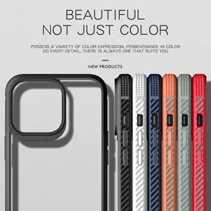 Clear Ultra Thin Soft TPU Funda protectora para Iphone15 pro Max Fundas transparentes para teléfonos 15 plus Fundas traseras para móviles