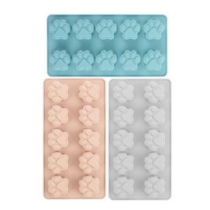 Moule en silicone FDA en forme de patte de chien pour chocolat, glace, bonbons, pâtisserie pour enfants, pour chiens, chats et animaux - Product Image 1