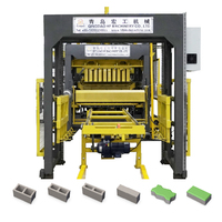 Machine automatique de fabrication de pavés en béton et de briques emboîtables avec PLC et moteur, haute sécurité, Chine