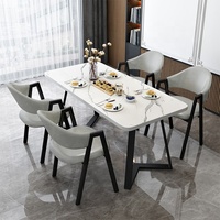 Ensemble Table à Manger et 4 Chaises, Mobilier d'Hôtel et Restaurant