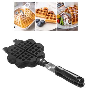 Die đúc Alu hai mặt <span class=keywords><strong>Pancake</strong></span> <span class=keywords><strong>Pan</strong></span> di động Waffle Frying <span class=keywords><strong>Pan</strong></span> cho bữa ăn sáng - Product Image 4