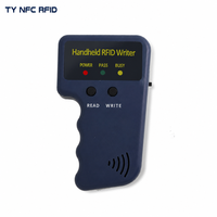 Duplicateur de cartes d'identité RFID 125KHz, copieur EM portable, lecteur/graveur de cartes IC T5577, outil de contrôle d'accès longue portée 5m