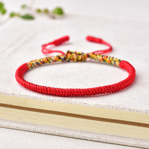 2026 Hot Sale Handmade Woven Vajra Knot <b>Bracelet</b> <b>Adjustable</b> Handmade Knot Wrist <b>Bracelet</b> for Women Men - Product Image 5
