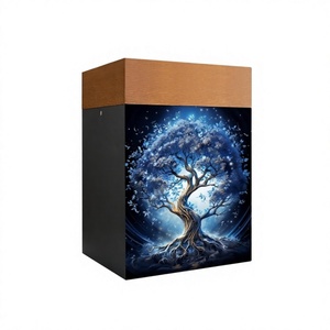 Urna de cremación de árbol de la vida para cenizas humanas, urna de madera para hombre y mujer adulto para cenizas humanas, hombres, mujeres, niños, urna conmemorativa para cenizas - Product Image 1