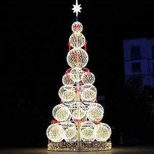 Giant Christmas Tree Motif <b>Light</b> for City Streets Theme Parks Shopping Malls Hotels and Seasonal <b>Holiday</b> Displays - Product Image 1