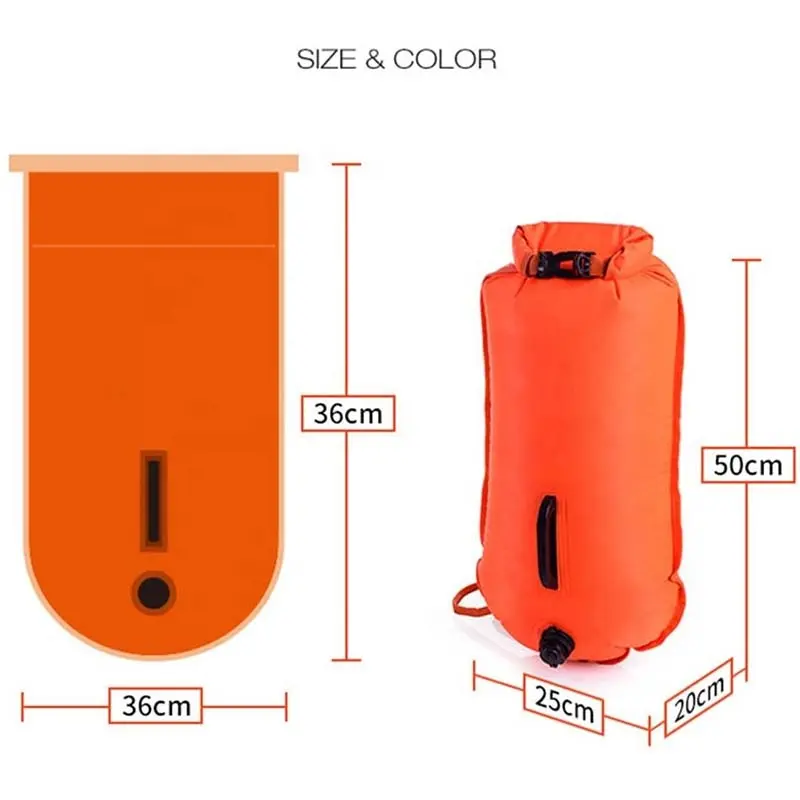 Summer Hot Sale Children's Open Water Swimming Buoy Waterproof Storage Dry Bag for Swimming