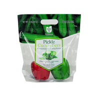 Sachets Doypack Personnalisables et Recyclables pour l'Emballage de Fruits et Légumes, en Matière PET/CPP, avec Fermeture Zip, Conditionnés en Carton